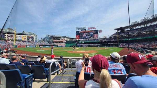 Nationals Park, section: Terra Club C, row: F, seat: 14