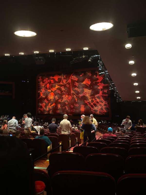 Minskoff Theatre, section: Orchestra R, row: YY, seat: 6