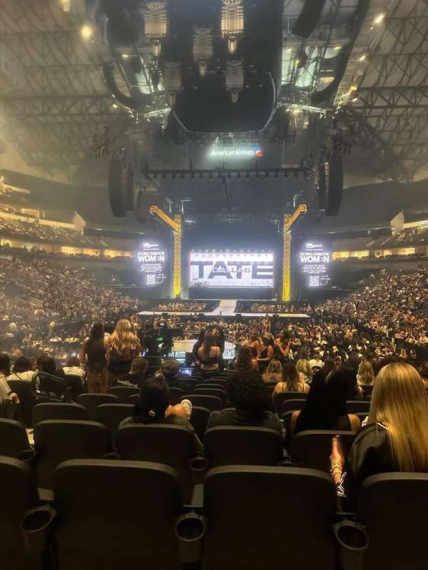 American Airlines Center, section: 112, row: L, seat: 17