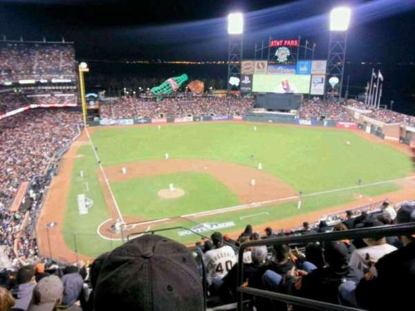 Oracle Park, section: VR312, row: 7, seat: 1
