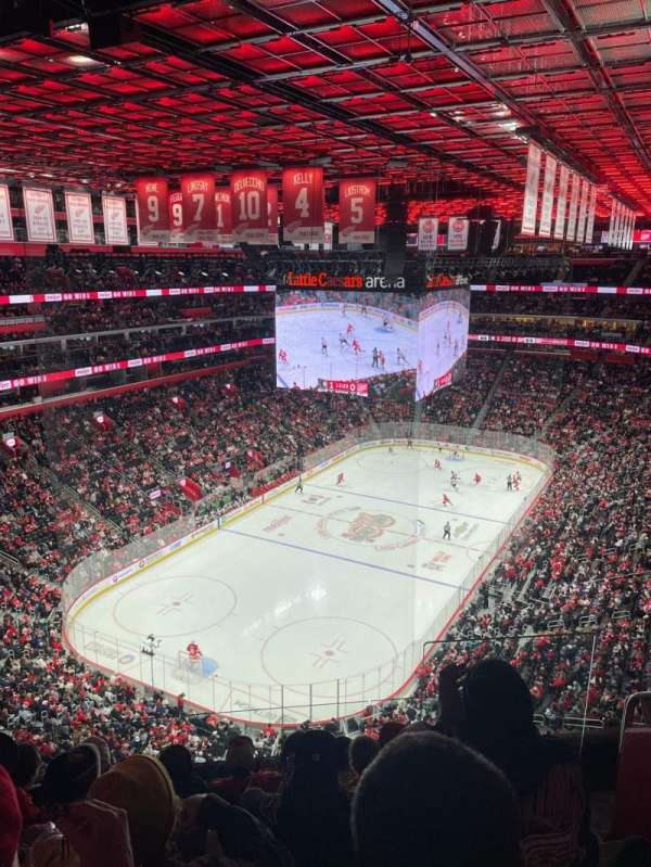 Little Caesars Arena, section: 217, row: 6, seat: 4