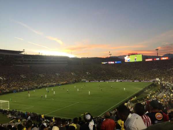 Rose Bowl, section: 28-H, row: 40, seat: 107