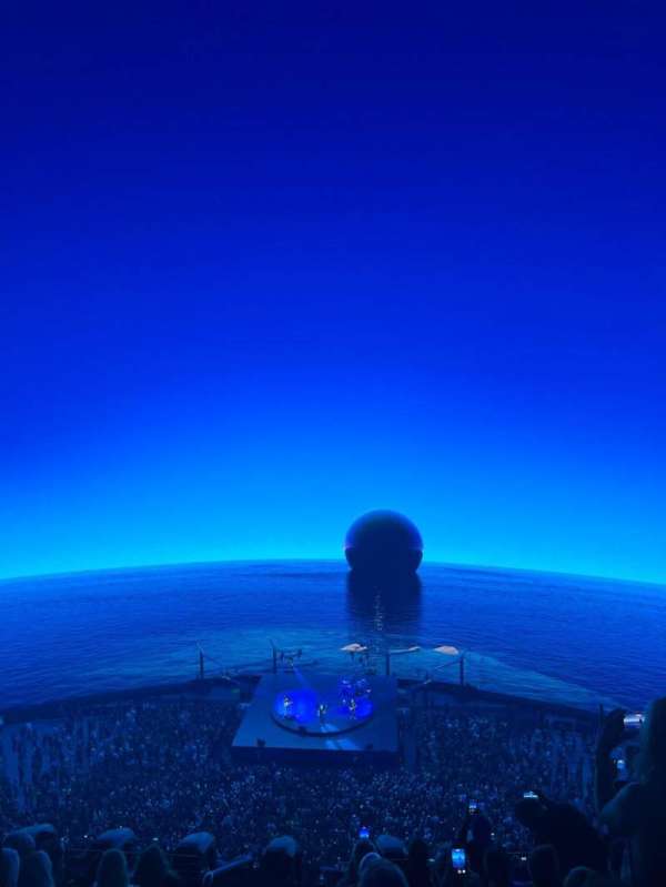 The Sphere, Vegas, section: 307, row: 13, seat: 1