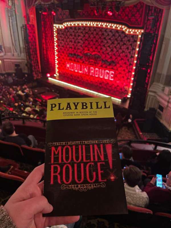 Citizens Bank Opera House, section: Mezzanine R, row: B, seat: 30