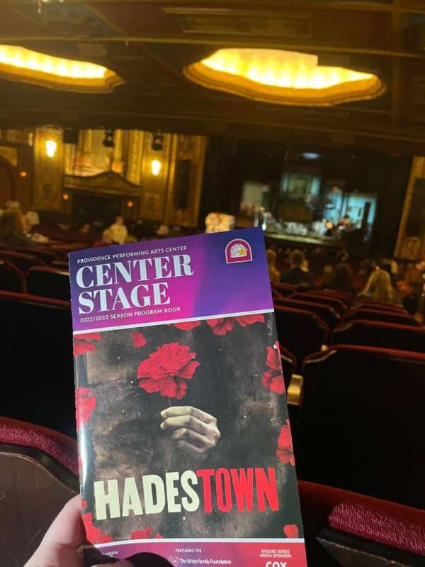 Providence Performing Arts Center, section: Orchestra Right Center, row: OO, seat: 126
