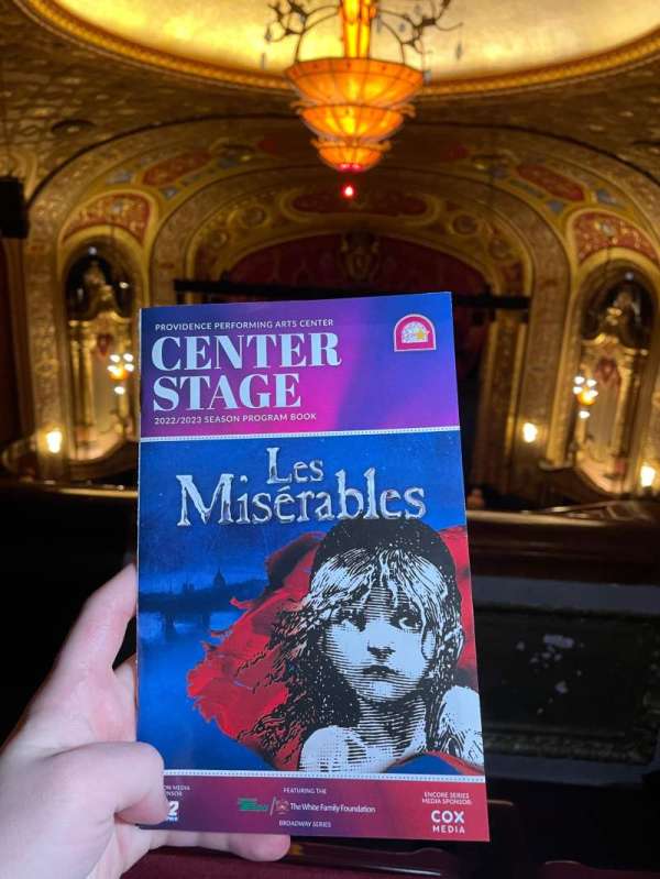 Providence Performing Arts Center, section: Second Dress Circle C, row: Q, seat: 107