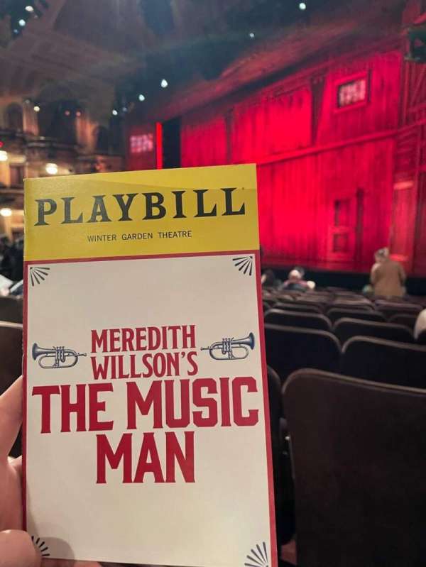 Winter Garden Theatre, section: Orchestra R, row: M, seat: 28