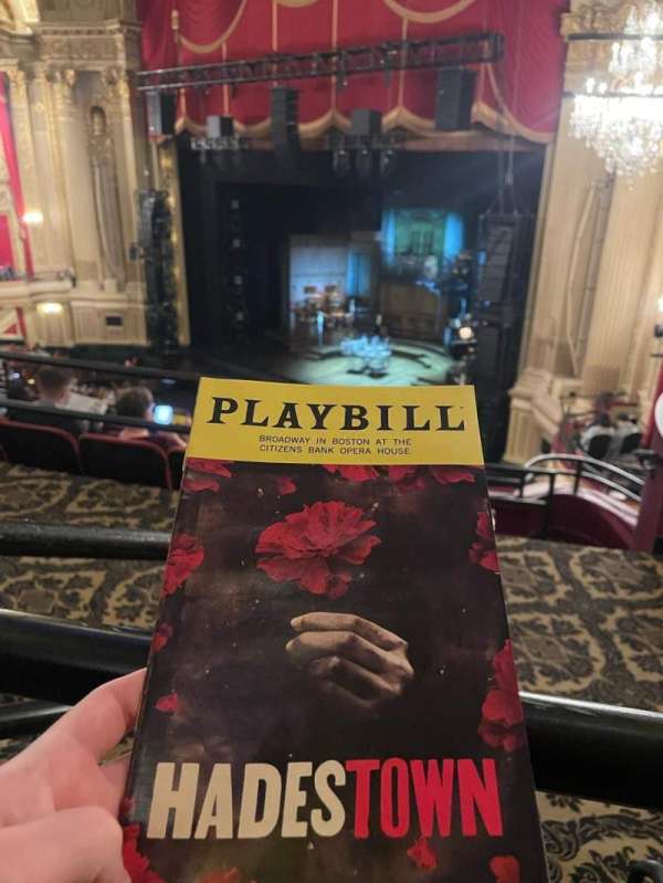 Citizens Bank Opera House, section: Mezzanine R, row: B, seat: 30