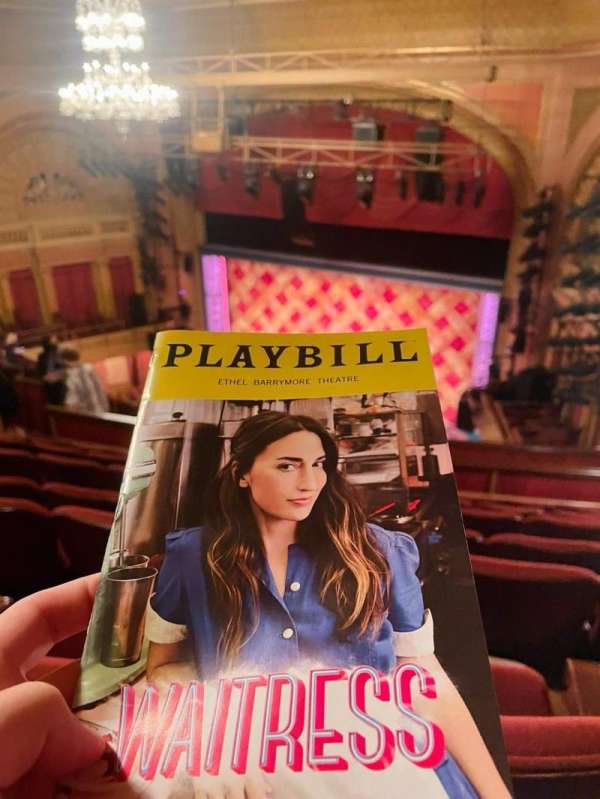 Barrymore Theatre, section: Rear Mezzanine R, row: G, seat: 14