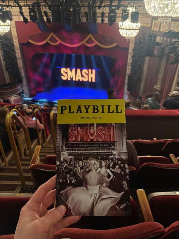 Imperial Theatre, section: Rear Mezzanine RC, row: F, seat: 402
