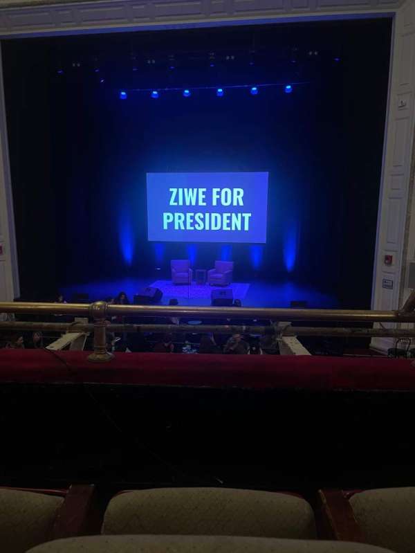 Wilbur Theatre, section: Mezzanine C, row: B, seat: 102
