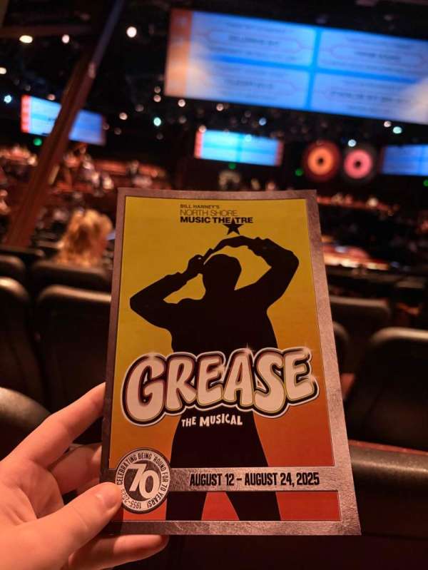 North Shore Music Theatre, section: E, row: O, seat: 2