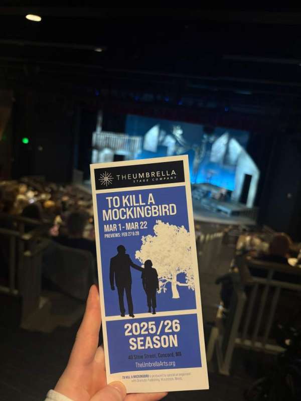 The Umbrella Arts Center, section: Orchestra Right, row: R, seat: 3