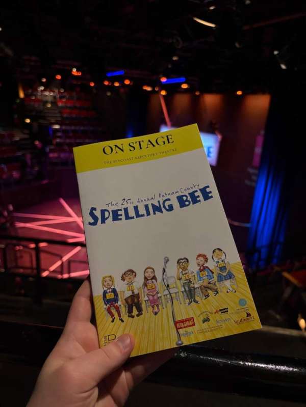 Seacoast Repertory Theatre, section: D, row: G, seat: 4