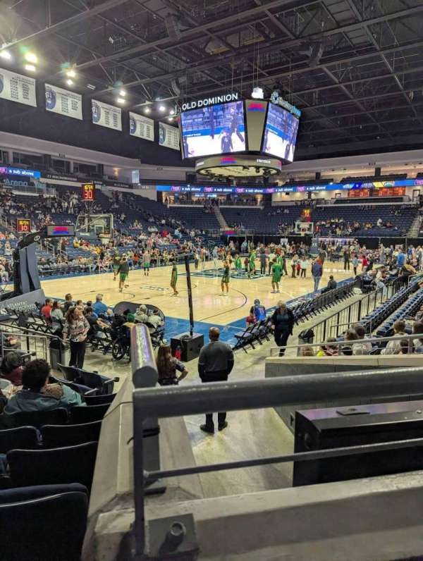Chartway Arena, section: 115, row: J, seat: 2