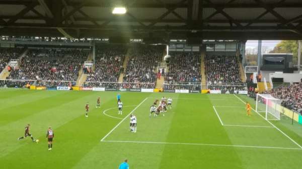 Craven Cottage, section: B, row: N, seat: 19