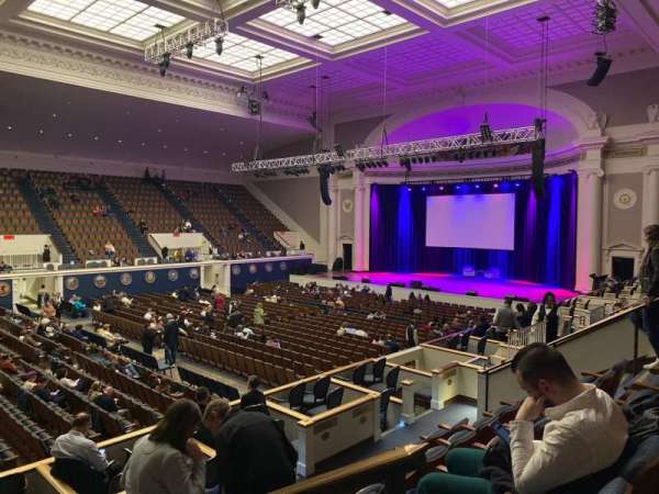 DAR Constitution Hall, section: G, row: E, seat: 6