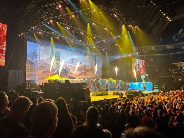 Spectrum Center, section: 106, row: E, seat: 6