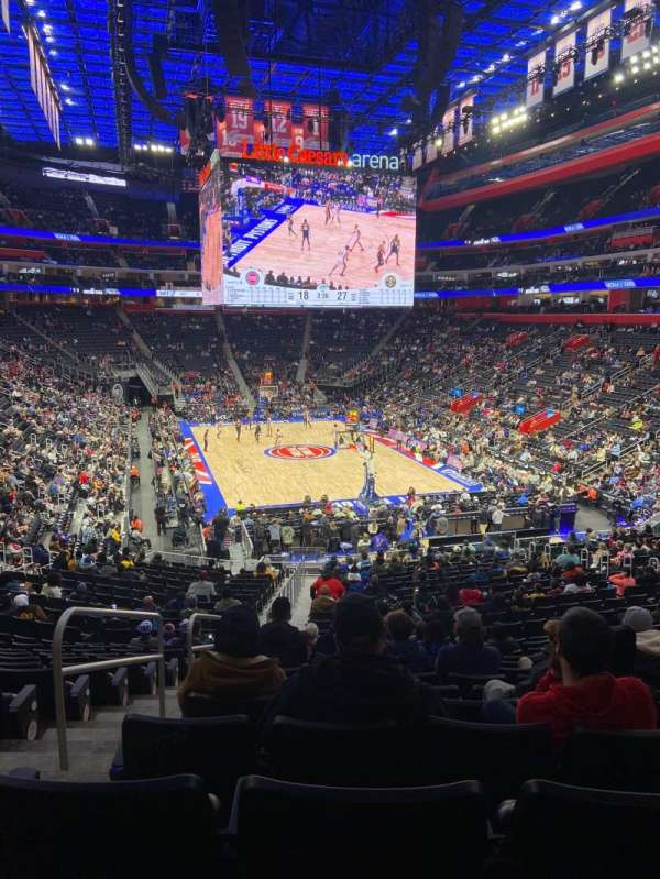 Little Caesars Arena, section: 103, row: 25, seat: 23