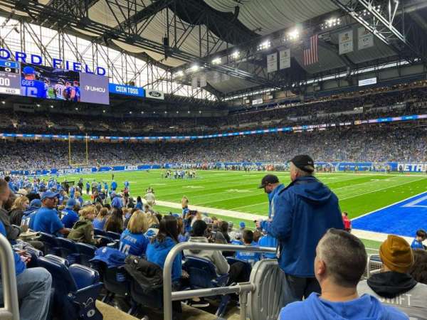 Ford Field, section: 111, row: 11, seat: 2