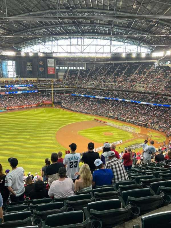 Chase Field, section: 327, row: 23, seat: 17