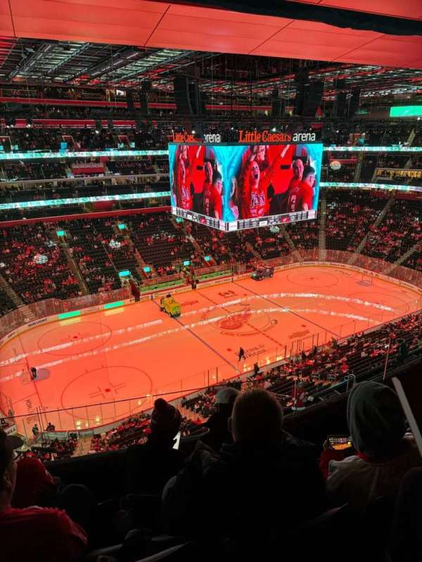 Little Caesars Arena, section: 214, row: 4, seat: 13