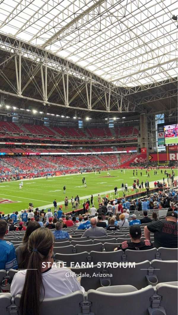 State Farm Stadium, section: 114, row: 24, seat: 17