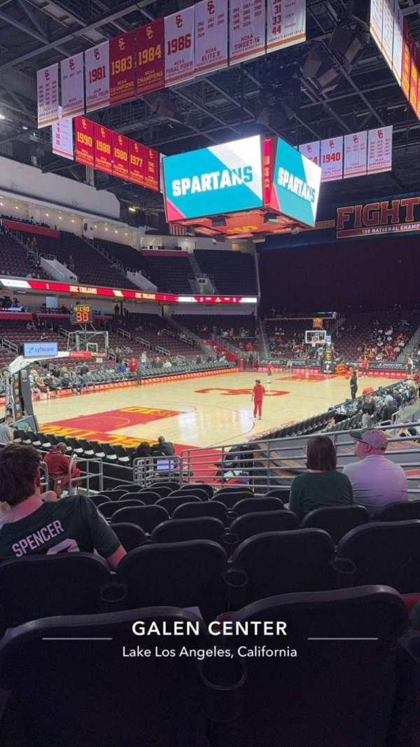 Galen Center, section: 112, row: 12, seat: 11
