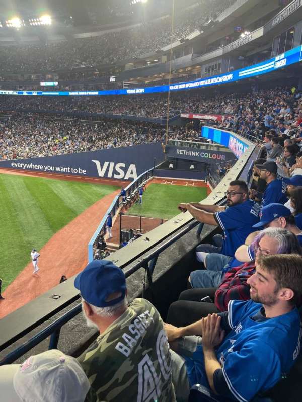 Rogers Centre, section: 244, row: 2, seat: 9