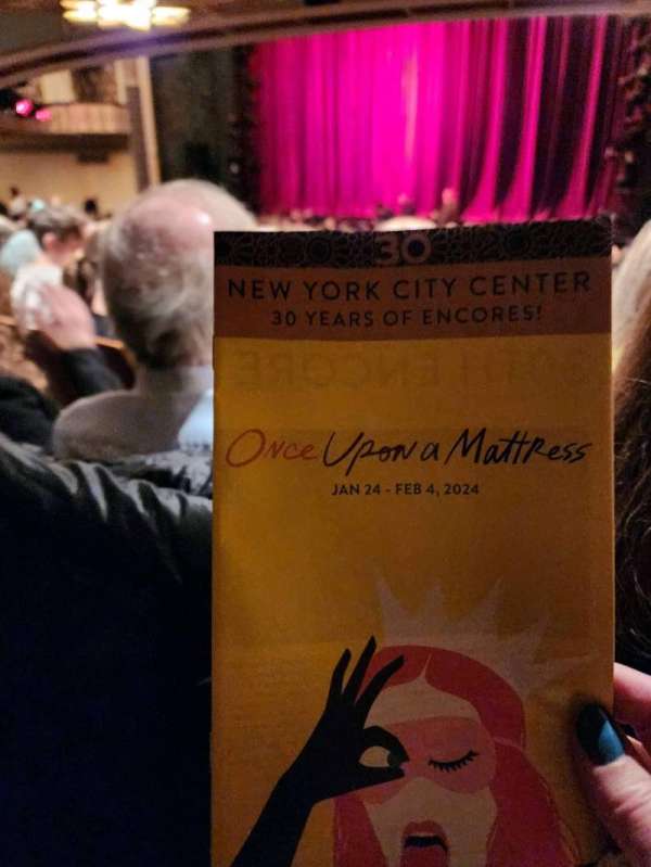 Mainstage at the New York City Center, section: Orchestra R, row: O, seat: 22