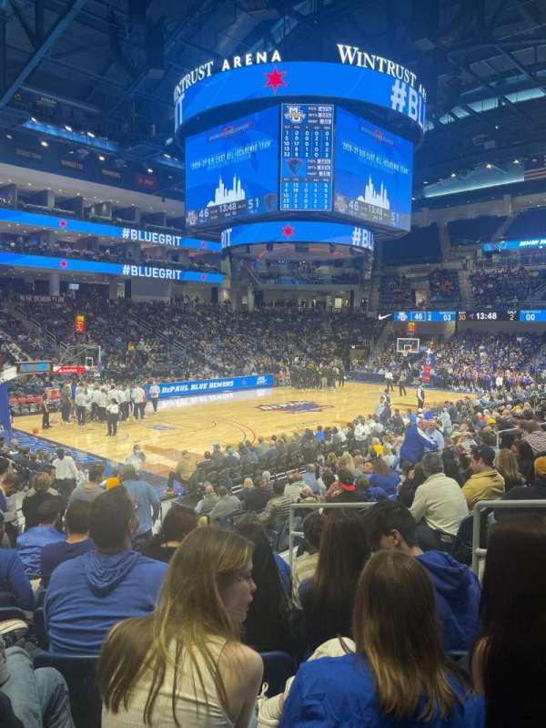 Wintrust Arena, section: 127, row: J, seat: 5