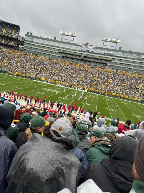 Lambeau Field, section: 115, row: 35, seat: 5