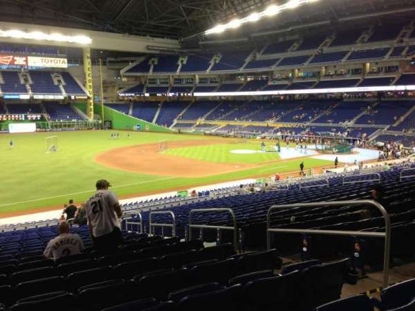 LoanDepot Park, section: 24, row: 23, seat: 5