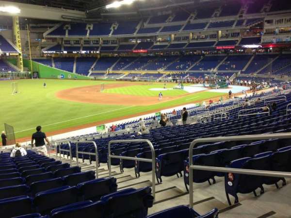 LoanDepot Park, section: 25, row: 18, seat: 3