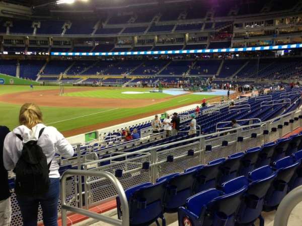 LoanDepot Park, section: 25, row: 4, seat: 1