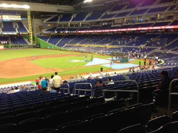LoanDepot Park, section: 22, row: 21, seat: 6