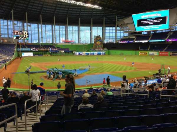 LoanDepot Park, section: 12, row: 8, seat: 11