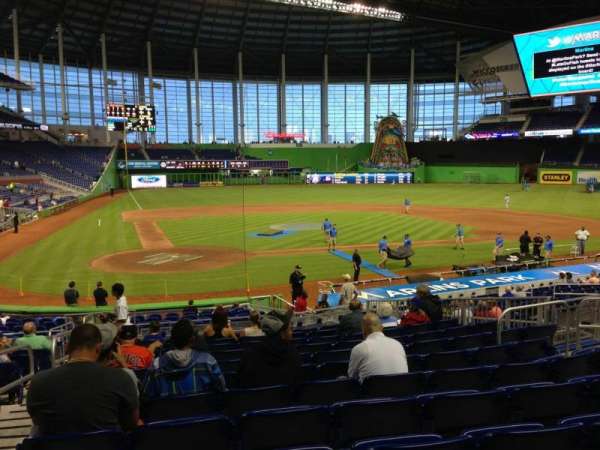 LoanDepot Park, section: 11, row: 7, seat: 10