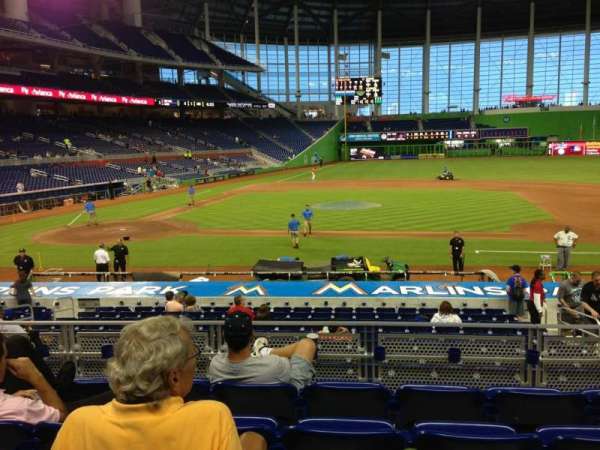 LoanDepot Park, section: 9, row: 5, seat: 12