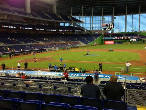 LoanDepot Park, section: 9, row: 5, seat: 1