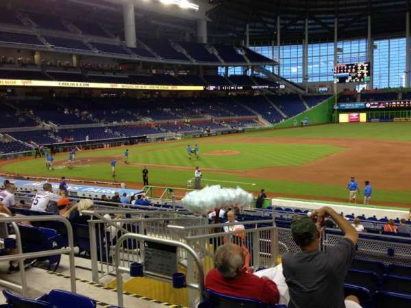 LoanDepot Park, section: 7, row: 7, seat: 20