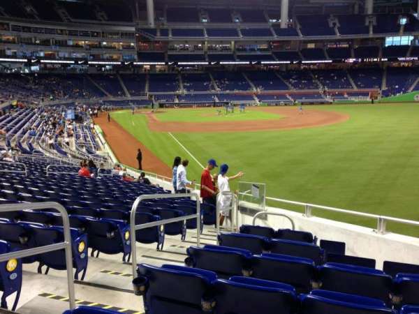 LoanDepot Park, section: 1, row: 15, seat: 7