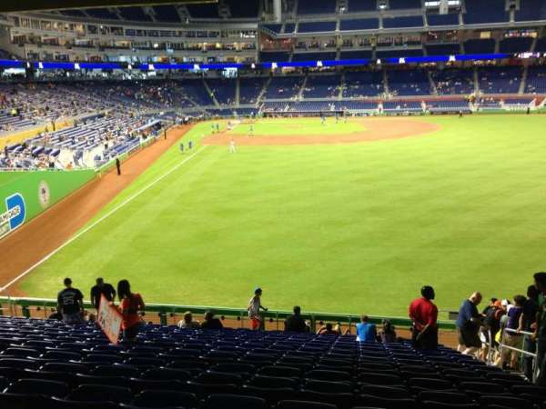 LoanDepot Park, section: 40, row: 9, seat: 4