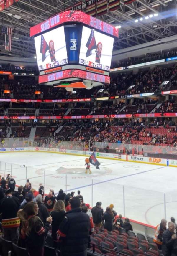 Canadian Tire Centre, section: 113, row: J, seat: 11