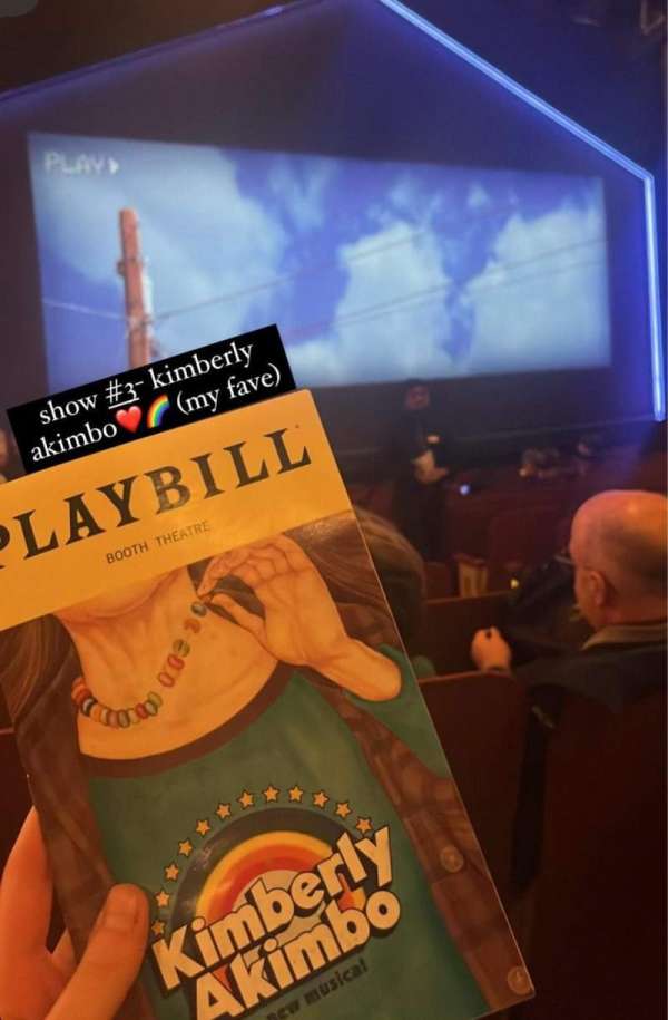 Booth Theatre, section: Orchestra L, row: L, seat: 3