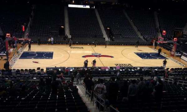 State Farm Arena, section: T22, row: A, seat: 7