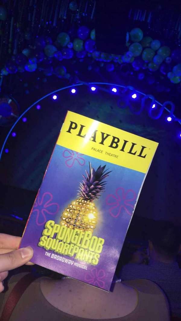 Palace Theatre, Broadway, section: Mezzanine c, row: C, seat: 110-111