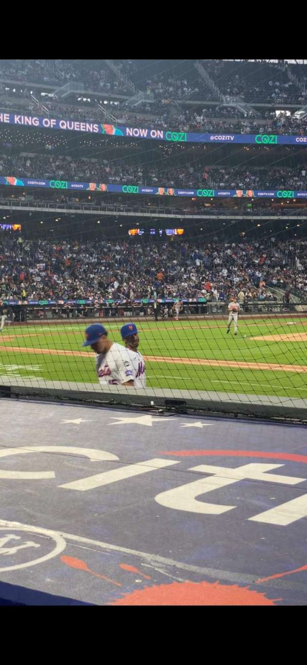 Citi Field, section: 112, row: 2, seat: 12