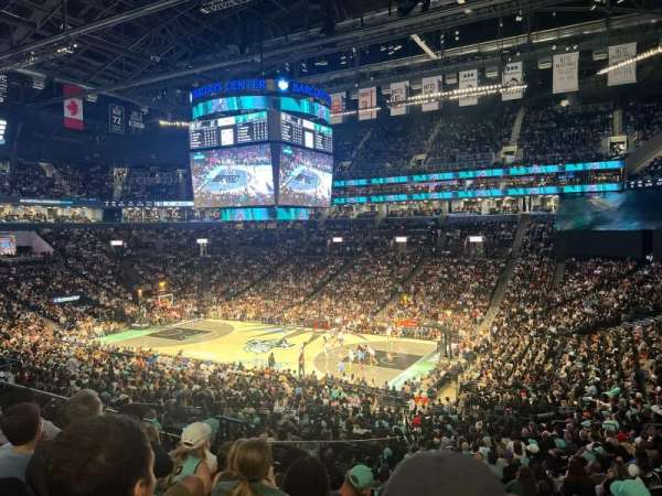 Barclays Center, section: 105, row: 8, seat: 12