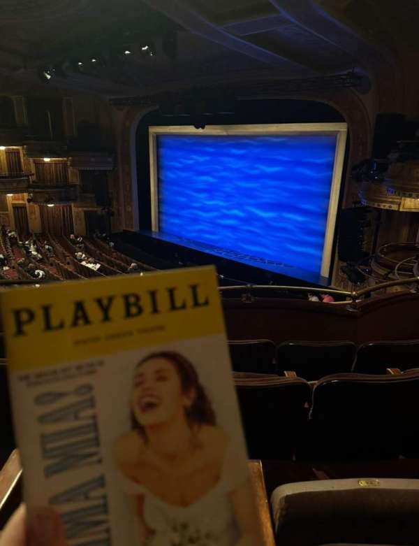 Winter Garden Theatre, section: mezzanine r, row: D, seat: 26